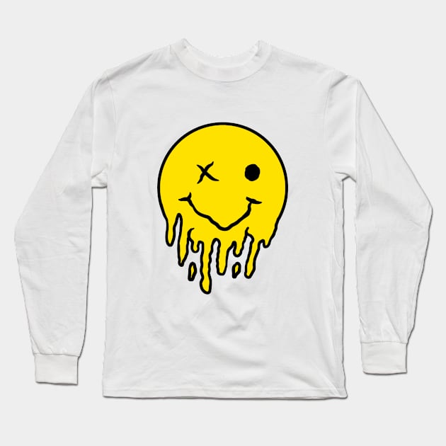 Fake smiley Long Sleeve T-Shirt by Cahya. Id